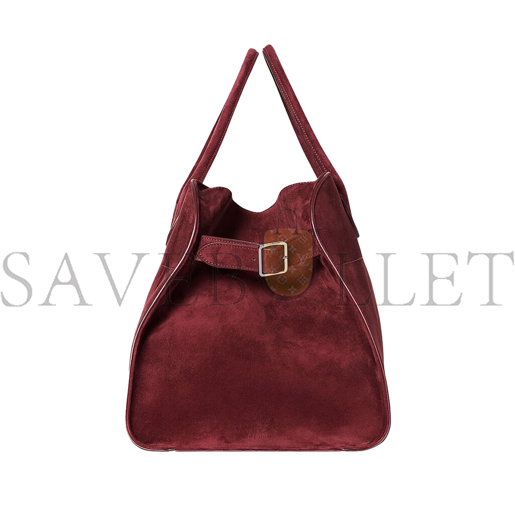 T*e R*w margaux 15 top-handle bag in suede w1255l25prtp (38*28*23cm)